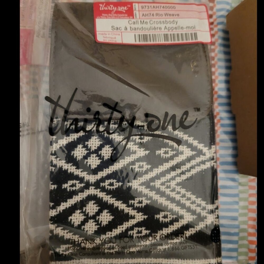 Thirty-one Call me Crossbody purse - Rio Weave